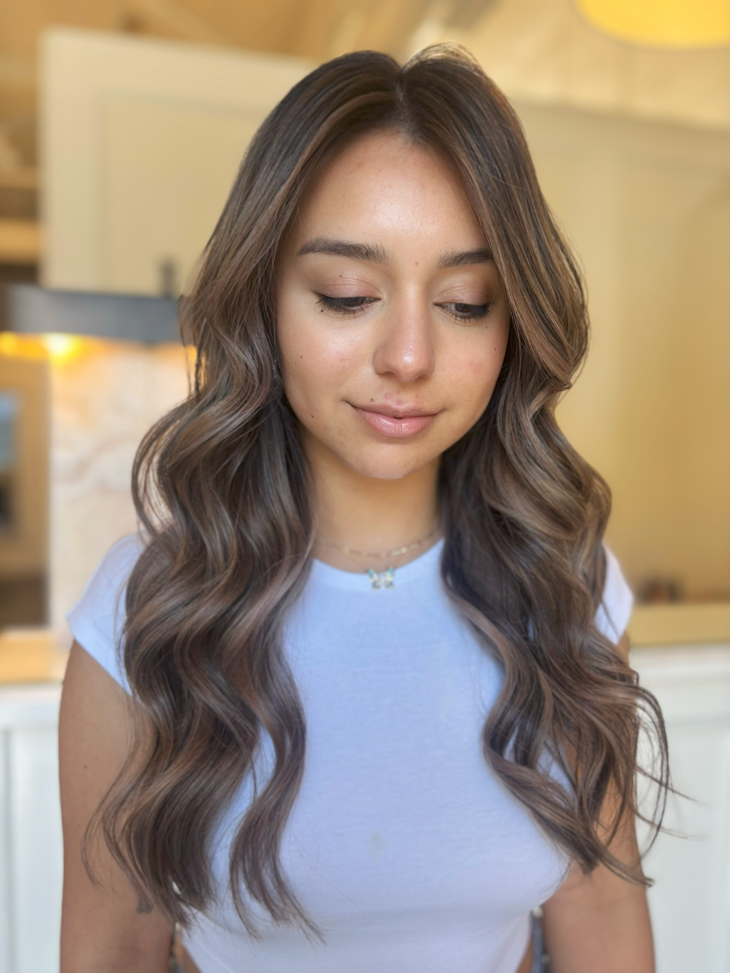 Face-Framing Color hair transformation by Nesa Vee in Yorba Linda